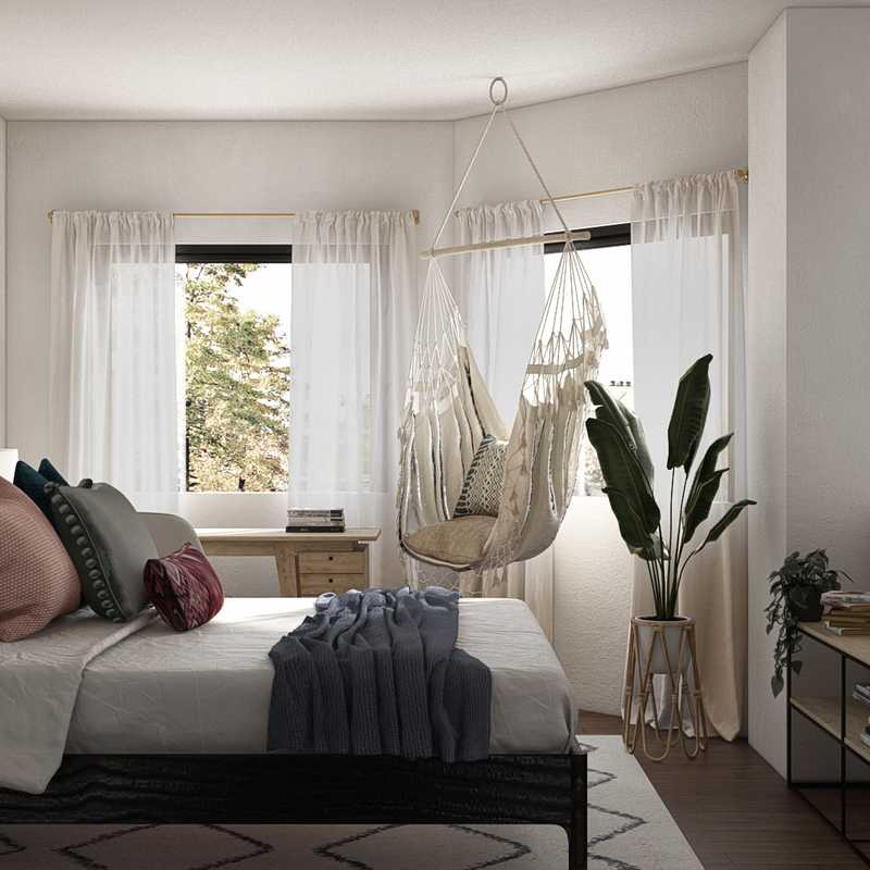 Modern, Eclectic, Bohemian Bedroom Design by Havenly Interior Designer Jessica