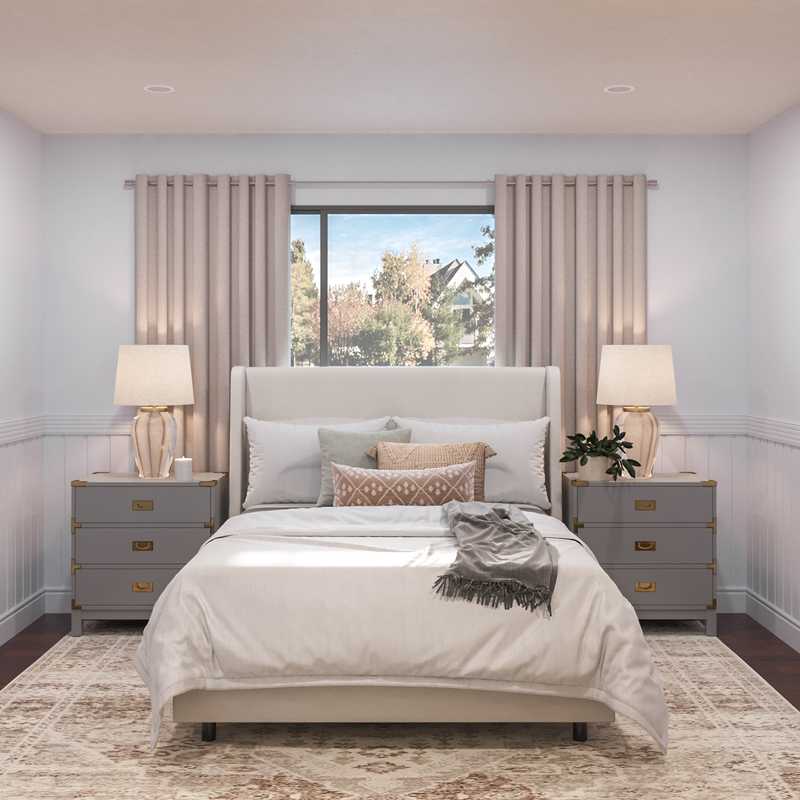 Contemporary, Farmhouse, Transitional Bedroom Design by Havenly Interior Designer Shelly