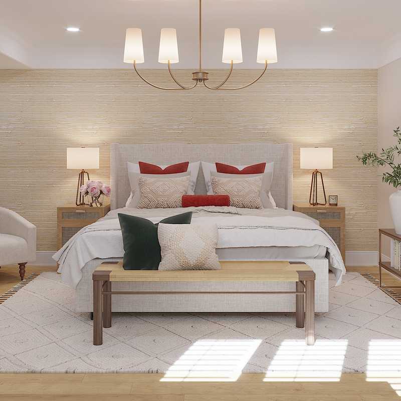 Eclectic, Traditional, Preppy Bedroom Design by Havenly Interior Designer Stacy