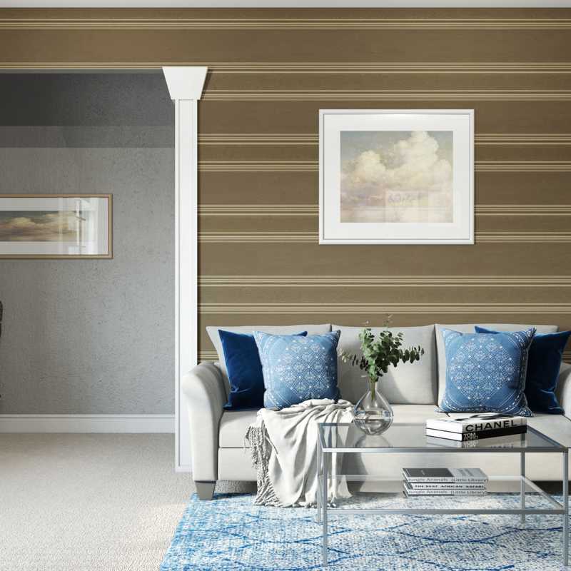 Modern Living Room Design by Havenly Interior Designer Nancy
