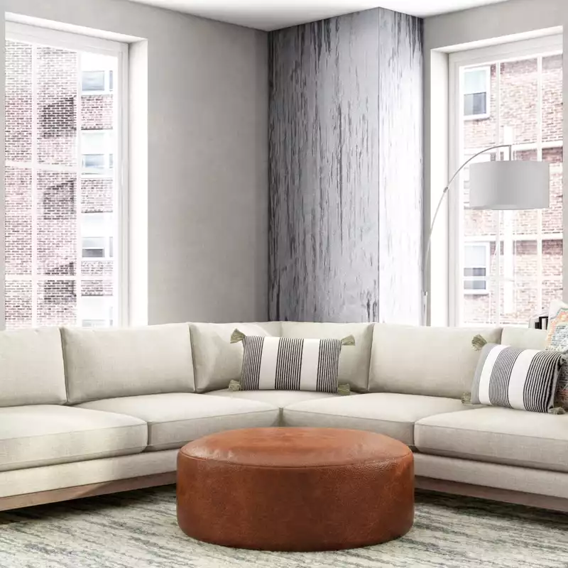 Scandinavian Living Room Design by Havenly Interior Designer Senna