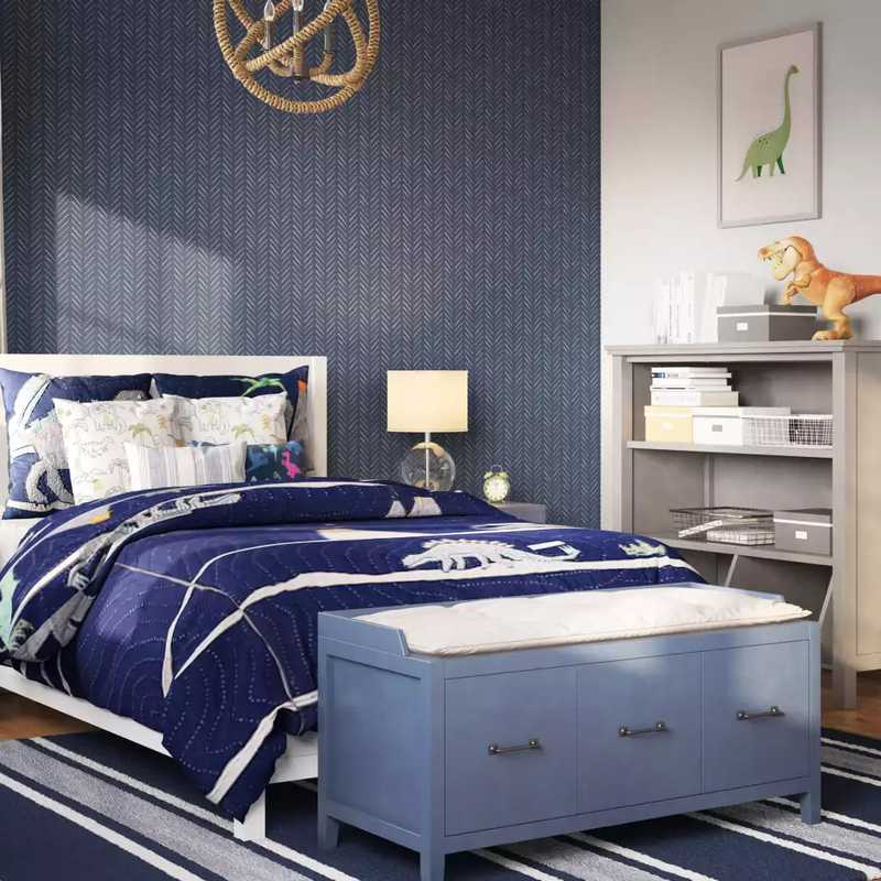 Contemporary Bedroom Design by Havenly Interior Designer Mariel