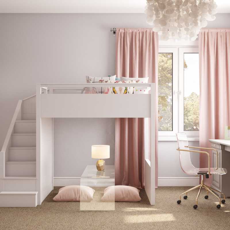 Bohemian, Glam Bedroom Design by Havenly Interior Designer Jessica