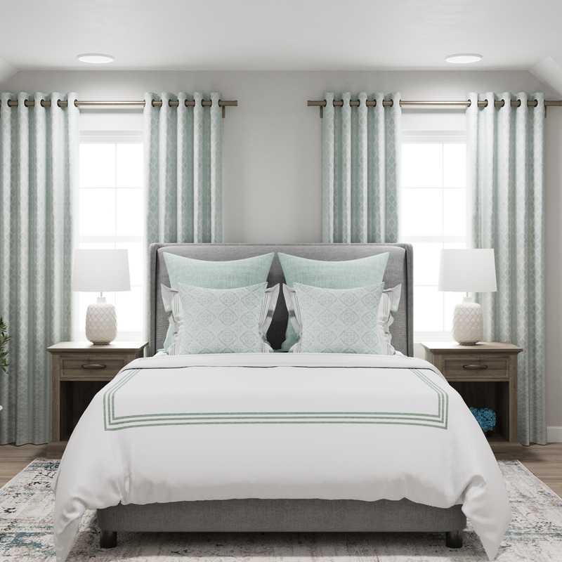 Classic, Coastal, Transitional Bedroom Design by Havenly Interior Designer Lisa