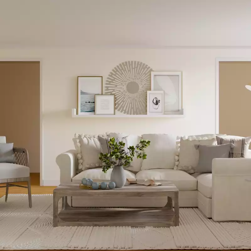 Classic, Coastal Living Room Design by Havenly Interior Designer Sarah