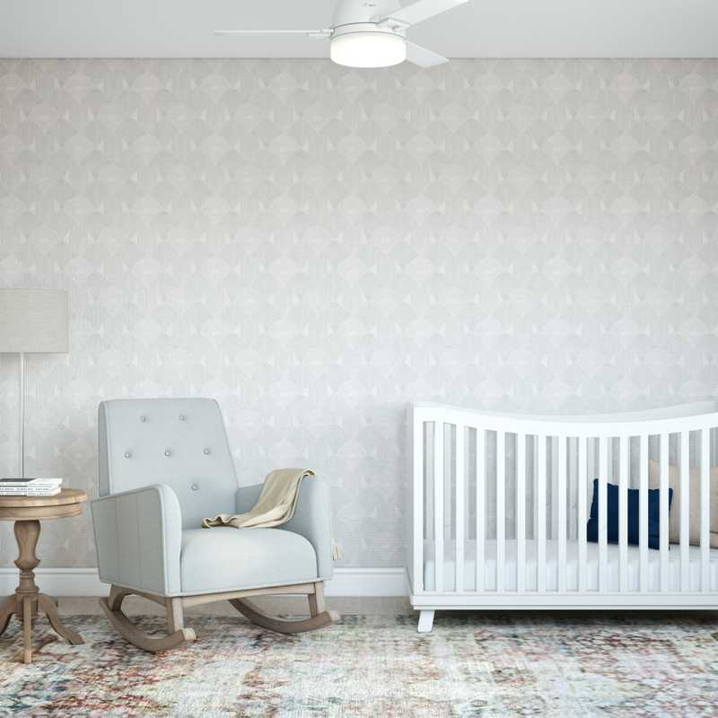 Bohemian, Traditional, Transitional Nursery Design by Havenly Interior Designer Laura