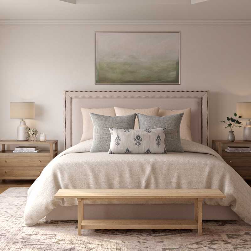 Midcentury Modern Bedroom Design by Havenly Interior Designer Lilly