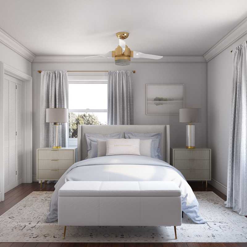 Contemporary, Bohemian Bedroom Design by Havenly Interior Designer Lilly