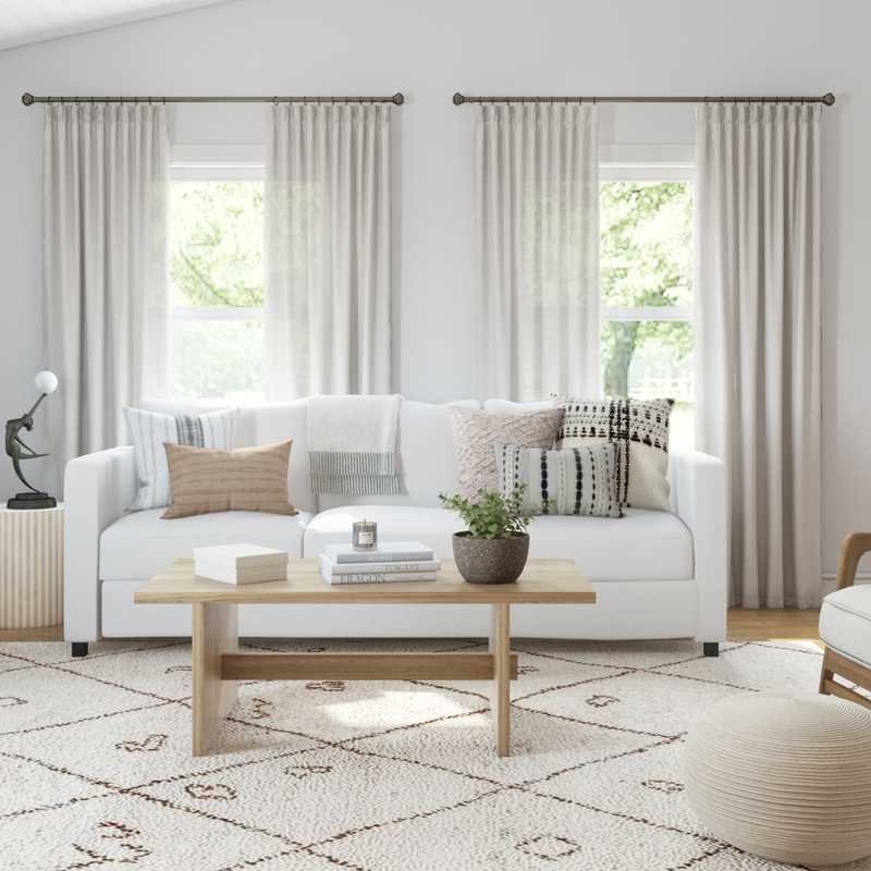 Eclectic, Scandinavian Living Room Design by Havenly Interior Designer Sarah