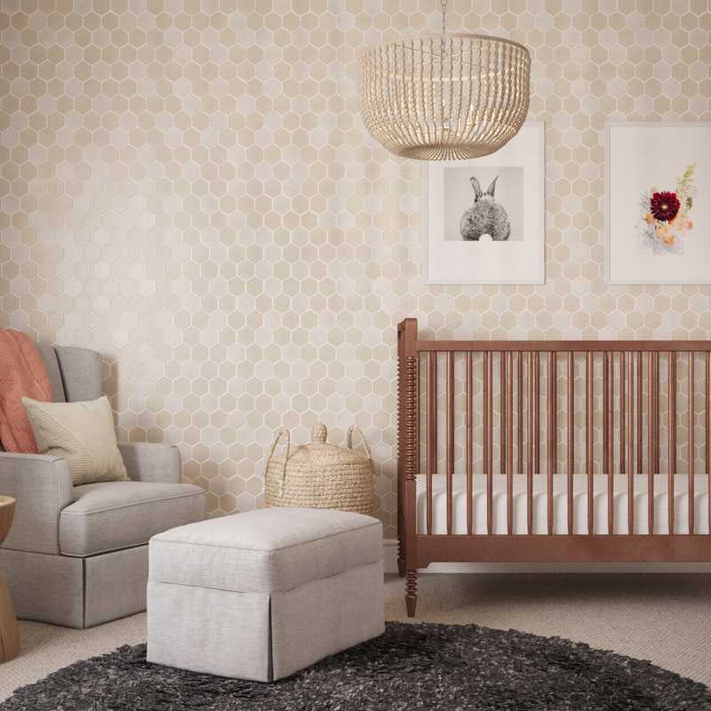 Bohemian Nursery Design by Havenly Interior Designer Cassie