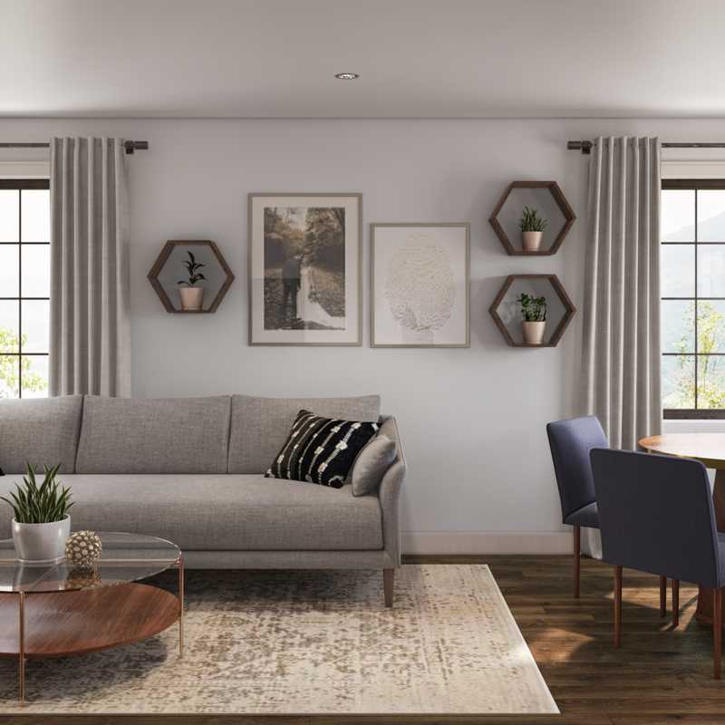 Modern Living Room Design by Havenly Interior Designer Rebecca