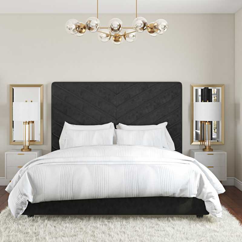 Eclectic Bedroom Design by Havenly Interior Designer Julio