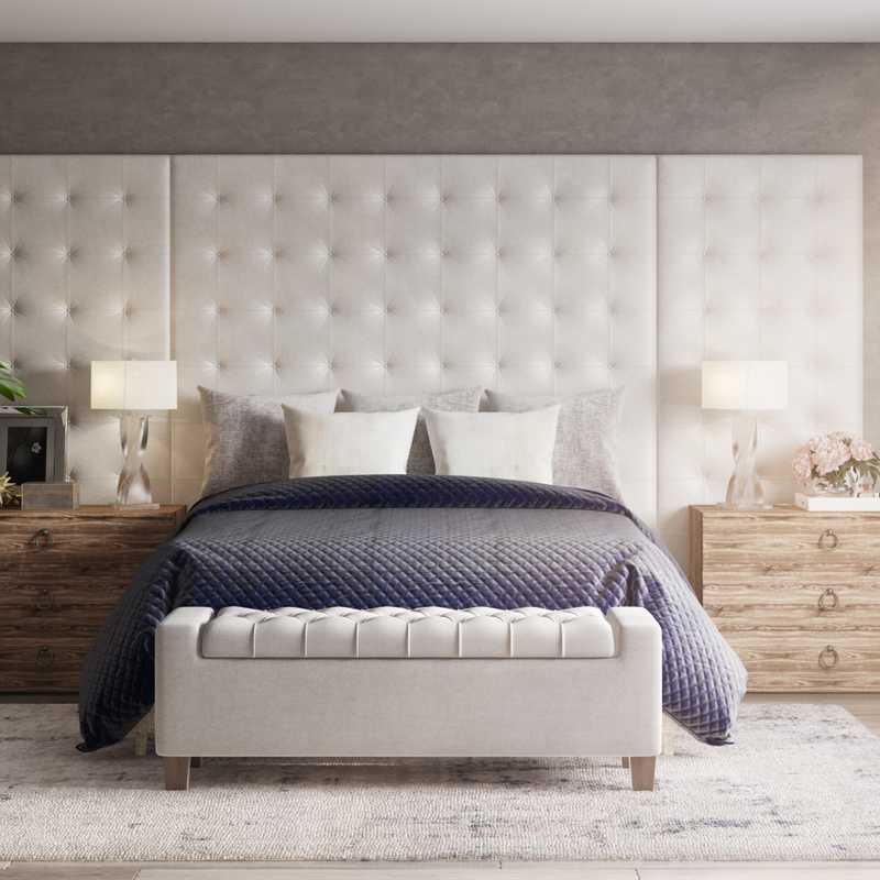 Modern, Classic, Glam Bedroom Design by Havenly Interior Designer Maria