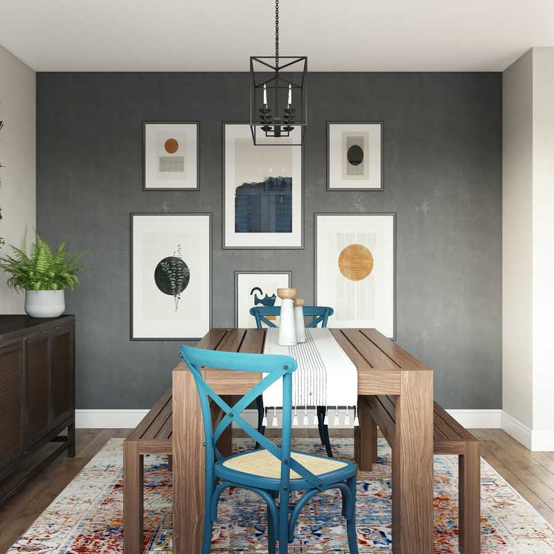 Modern, Eclectic, Bohemian, Midcentury Modern Other Design by Havenly Interior Designer Crystal