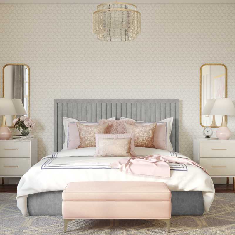 Glam Bedroom Design by Havenly Interior Designer Jennifer