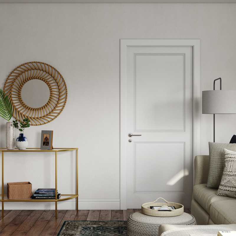 Contemporary, Modern, Coastal, Minimal Living Room Design by Havenly Interior Designer Amanda