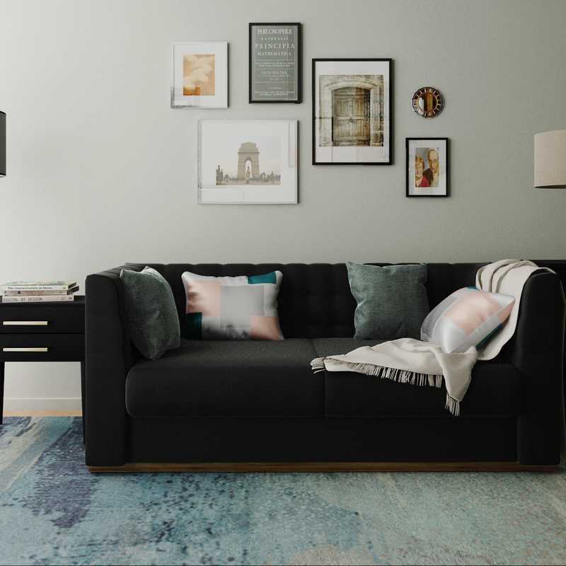 Modern, Eclectic Bedroom Design by Havenly Interior Designer Yoseika