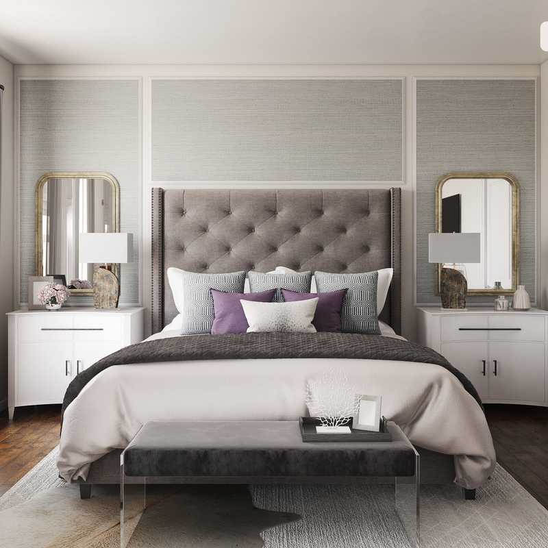 Eclectic, Transitional Bedroom Design by Havenly Interior Designer Jonica