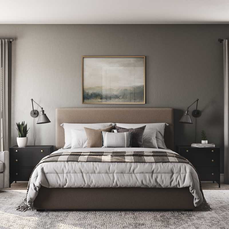 Eclectic, Bohemian, Coastal, Traditional, Farmhouse Bedroom Design by Havenly Interior Designer Laura