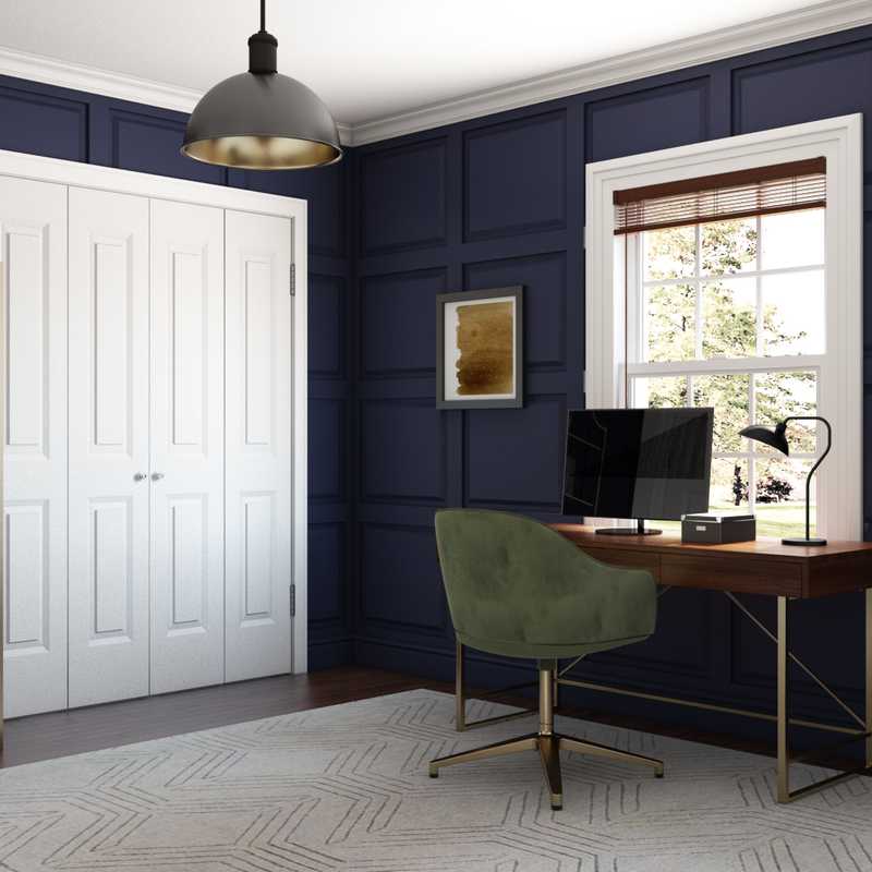 Contemporary, Modern Office Design by Havenly Interior Designer Sawyer