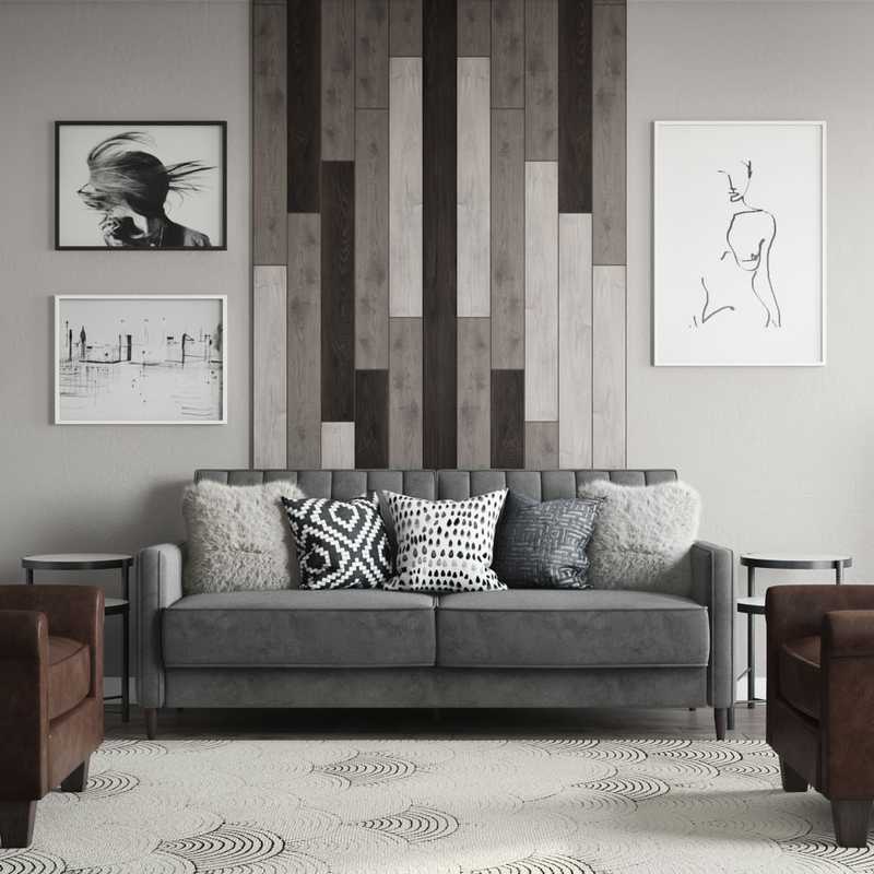 Modern, Glam Living Room Design by Havenly Interior Designer Katie