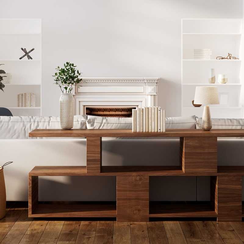 Modern, Farmhouse, Rustic Living Room Design by Havenly Interior Designer Marisa