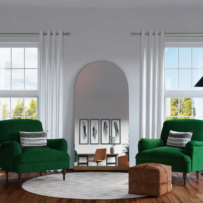 Midcentury Modern Bedroom Design by Havenly Interior Designer Katie