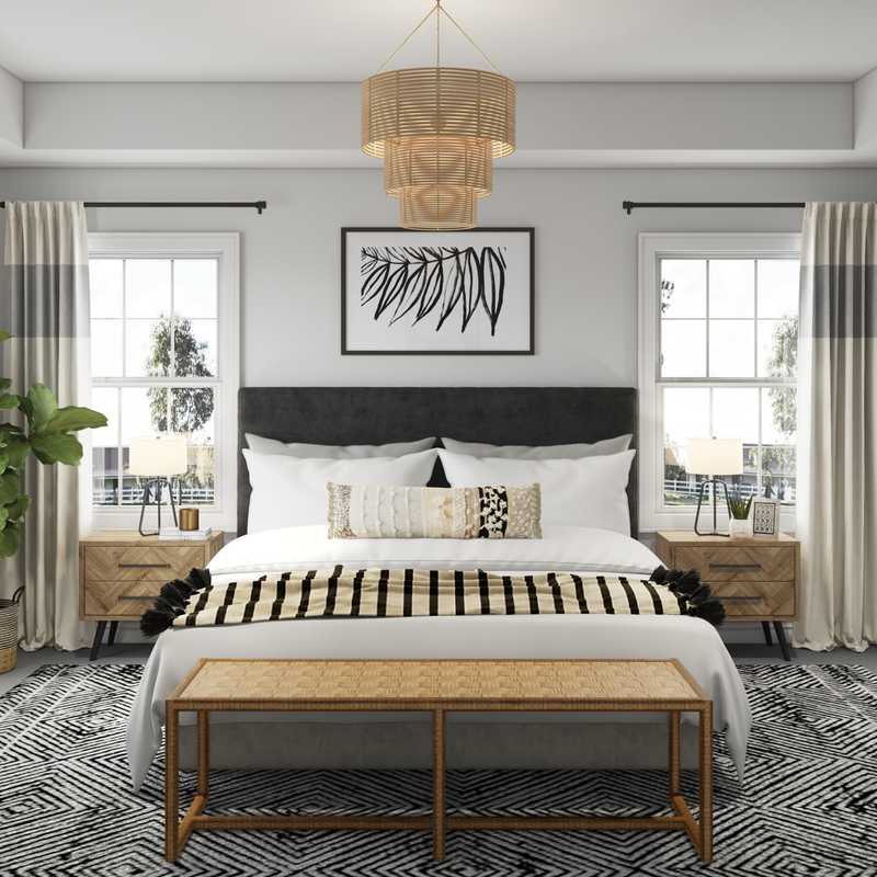 Contemporary Bedroom Design by Havenly Interior Designer Kelly