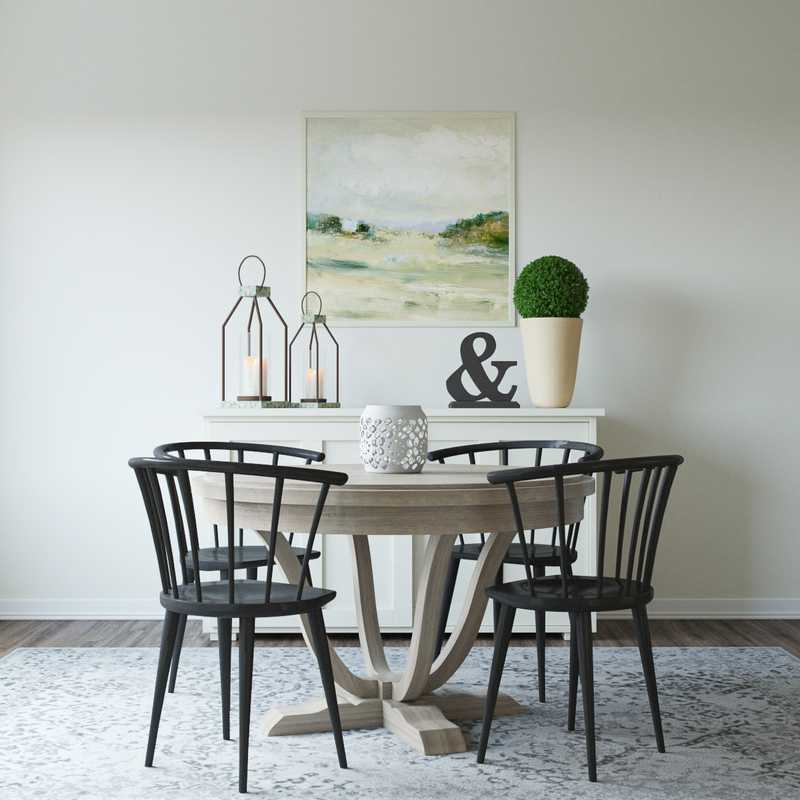 Farmhouse Dining Room Design by Havenly Interior Designer Allison