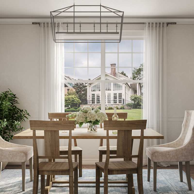 Farmhouse Dining Room Design by Havenly Interior Designer James