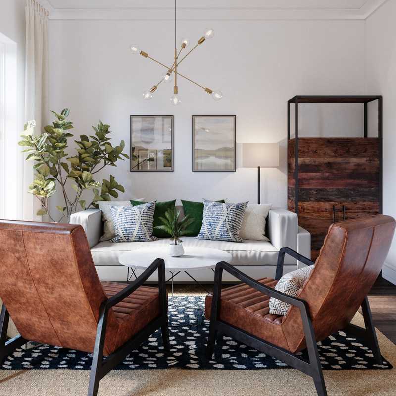 Contemporary, Modern, Classic, Bohemian Living Room Design by Havenly Interior Designer Dani