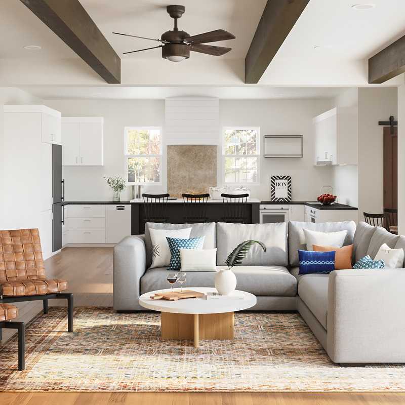 Bohemian, Global Living Room Design by Havenly Interior Designer Diana