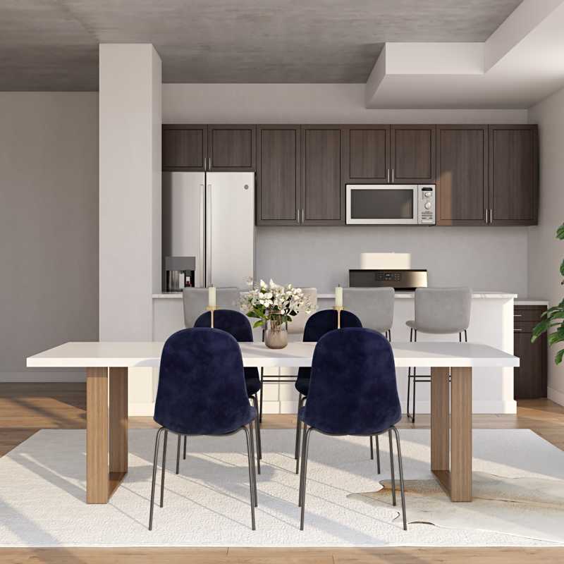 Modern, Minimal, Scandinavian Dining Room Design by Havenly Interior Designer Ellis