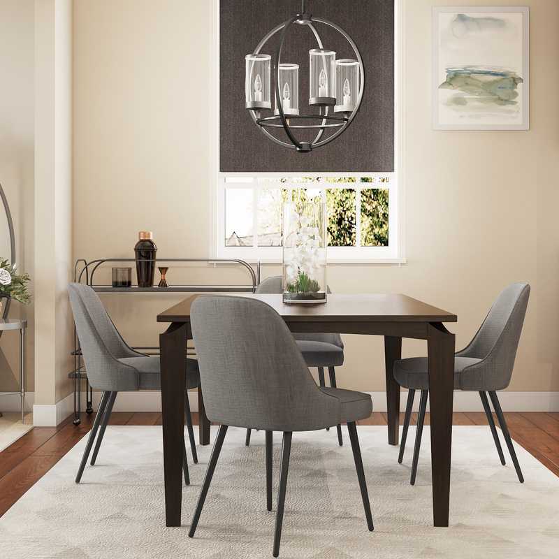 Modern, Classic Dining Room Design by Havenly Interior Designer Christine