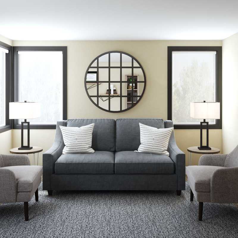 Modern, Midcentury Modern Office Design by Havenly Interior Designer Laura