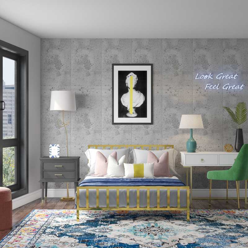 Modern, Glam Bedroom Design by Havenly Interior Designer Dani