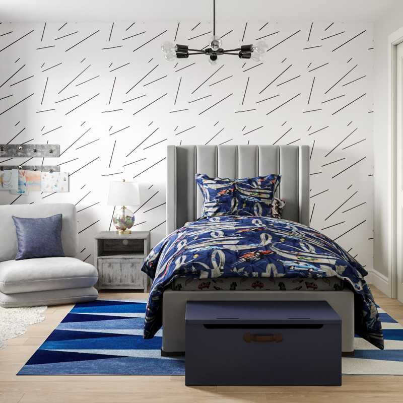 Contemporary Bedroom Design by Havenly Interior Designer Mariel