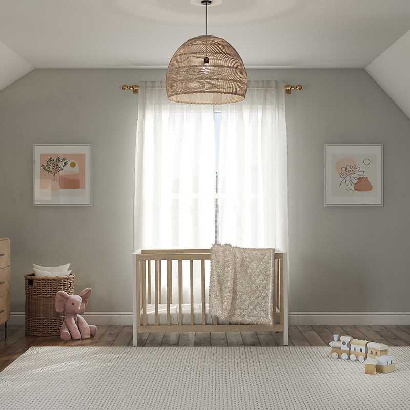 Modern, Bohemian Nursery Design by Havenly Interior Designer Emelia