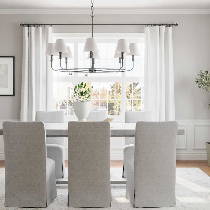 Contemporary, Classic Living Room Design by Havenly Interior Designer Sarah