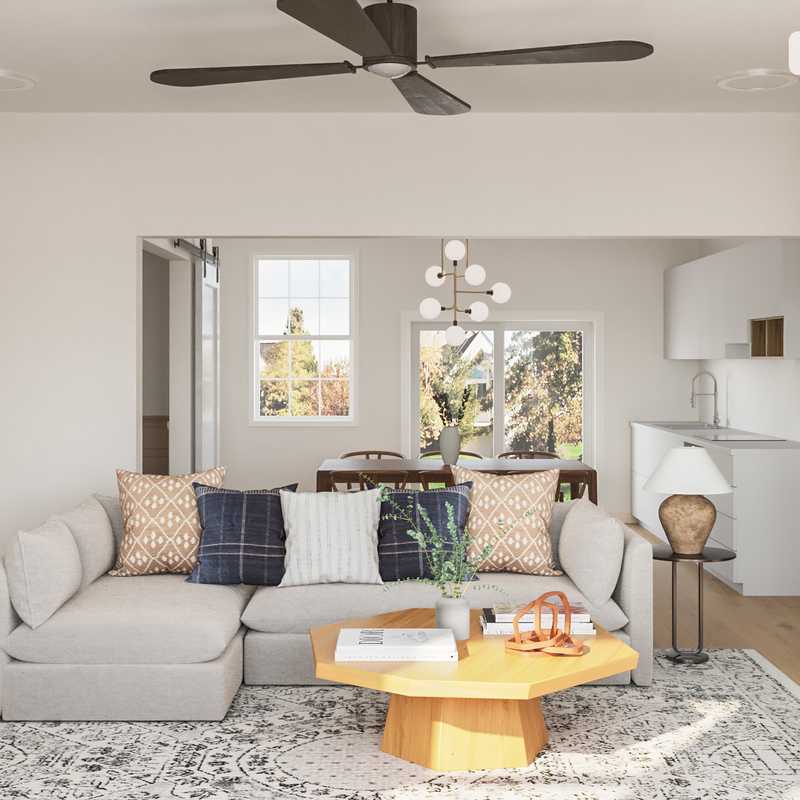 Modern, Classic Living Room Design by Havenly Interior Designer Makenzie