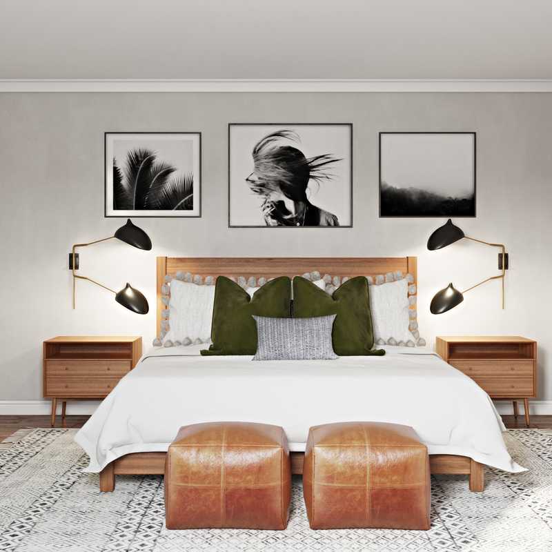 Contemporary, Modern, Bohemian, Industrial Bedroom Design by Havenly Interior Designer Haley