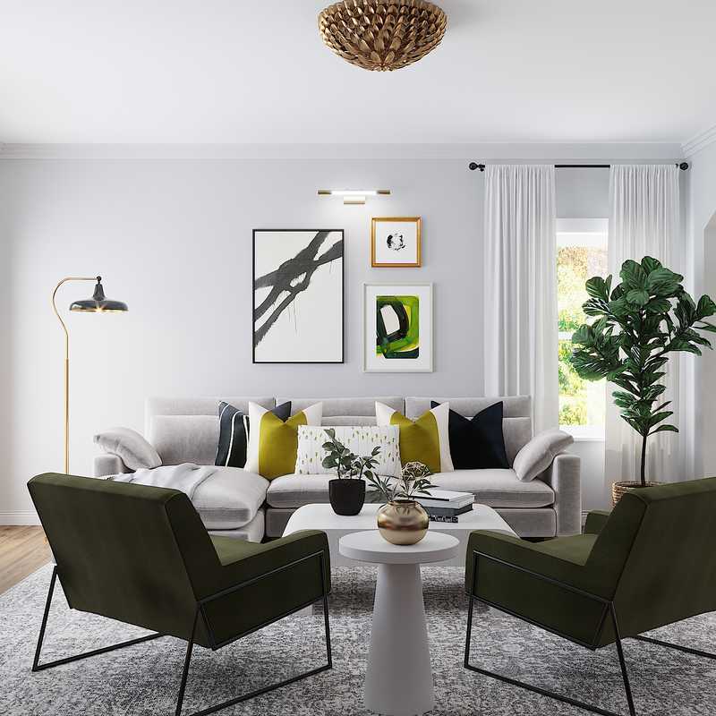 Modern Living Room Design by Havenly Interior Designer Dani