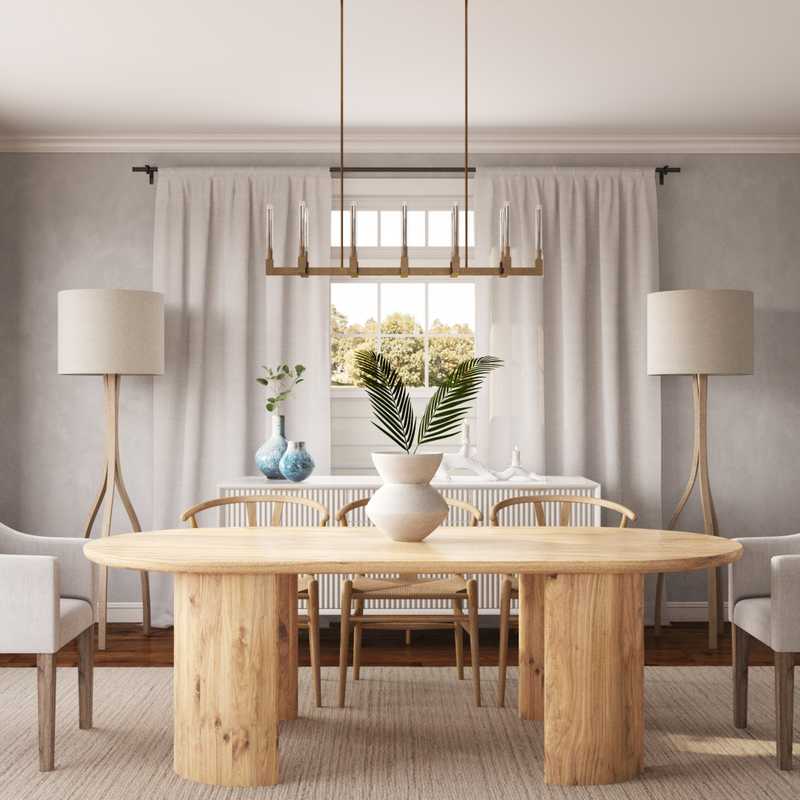 Contemporary, Midcentury Modern, Scandinavian Dining Room Design by Havenly Interior Designer Amanda