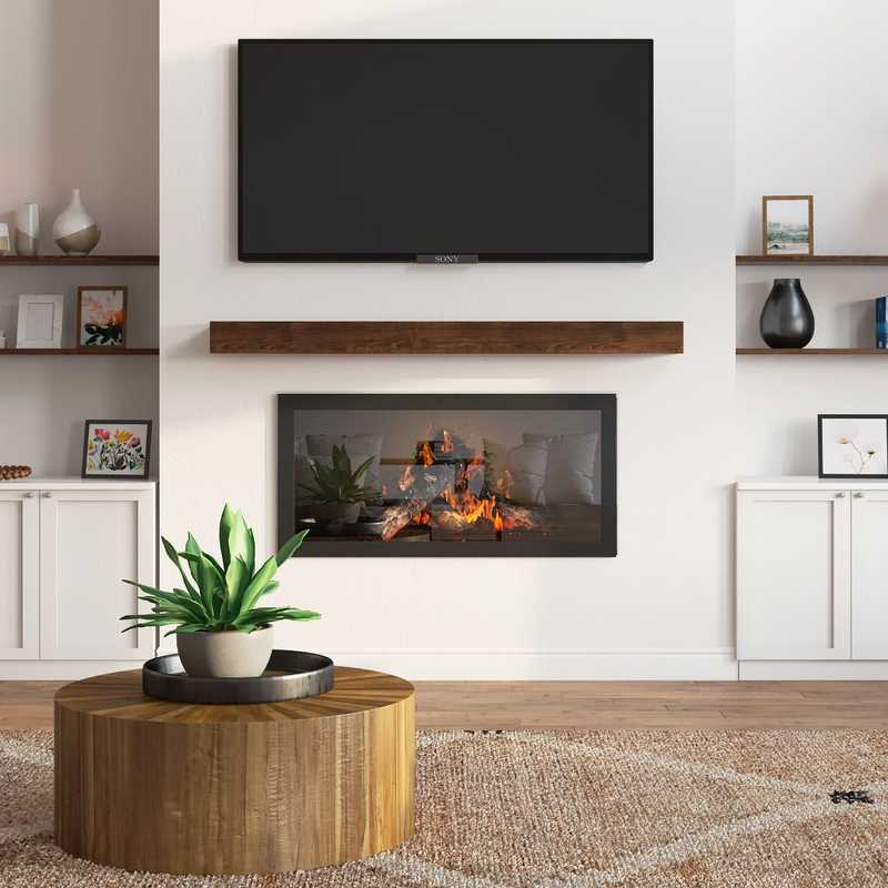 Modern, Classic, Rustic Living Room Design by Havenly Interior Designer Marisa