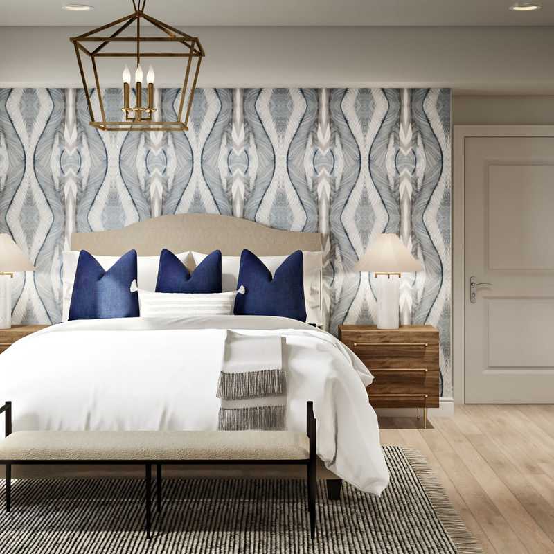 Classic, Coastal Bedroom Design by Havenly Interior Designer Sarah
