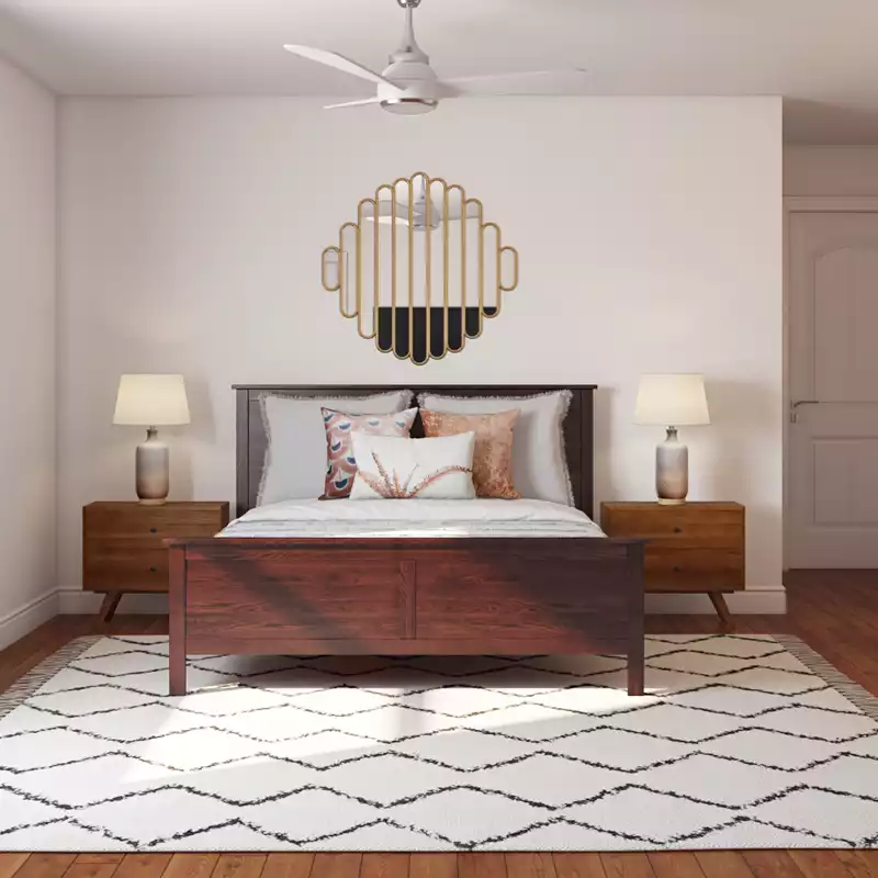 Modern, Midcentury Modern Bedroom Design by Havenly Interior Designer Sophia