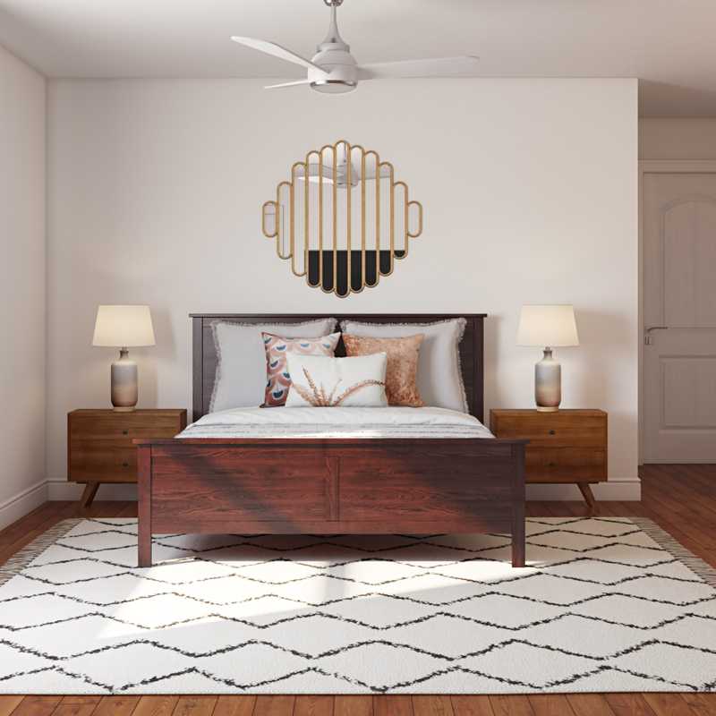 Modern, Midcentury Modern Bedroom Design by Havenly Interior Designer Sophia