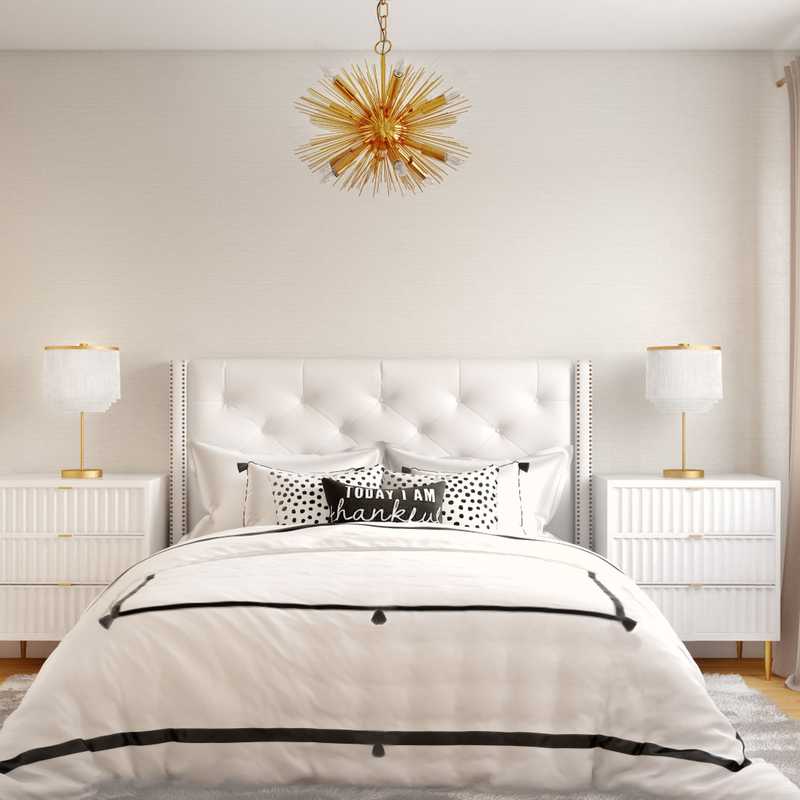 Bohemian, Glam Bedroom Design by Havenly Interior Designer Allison