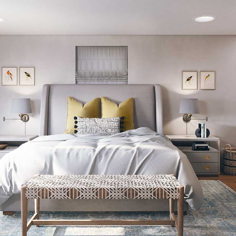 Modern, Bohemian Bedroom Design by Havenly Interior Designer Markie