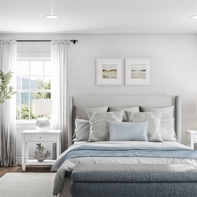 Classic, Coastal, Transitional Bedroom Design by Havenly Interior Designer Lisa